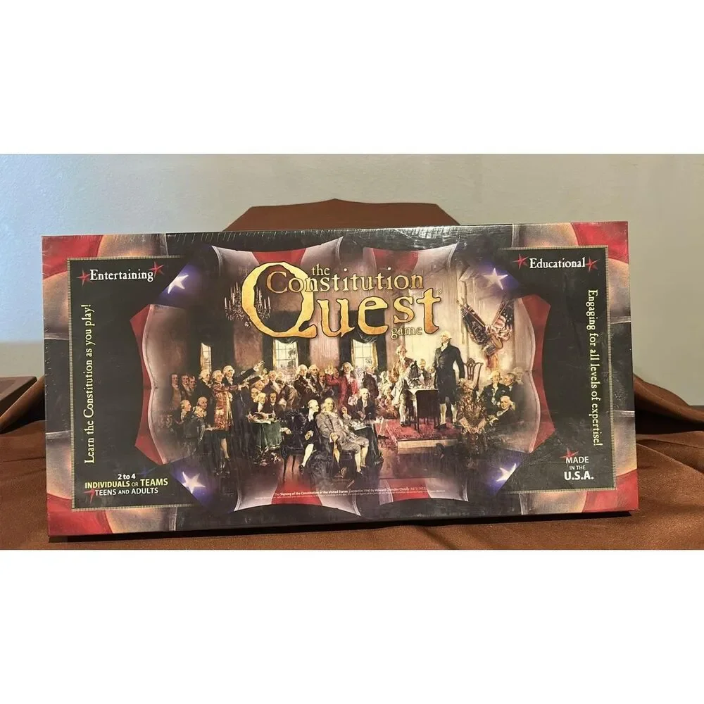 The Constitution QUEST  Board Education Cognitive Square  New Sealed